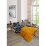 ETE HOMETEX TEK KİŞİLİK LÜX WELSOFT YORGAN SETİ MONESTERA HARDAL 155X215CM 8696474231960